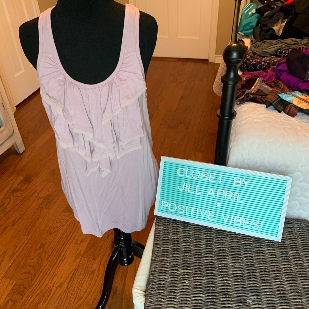 Fossil rose colored tank top